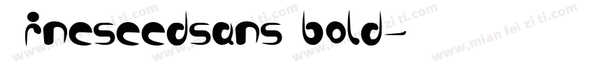 Lineseedsans bold字体转换